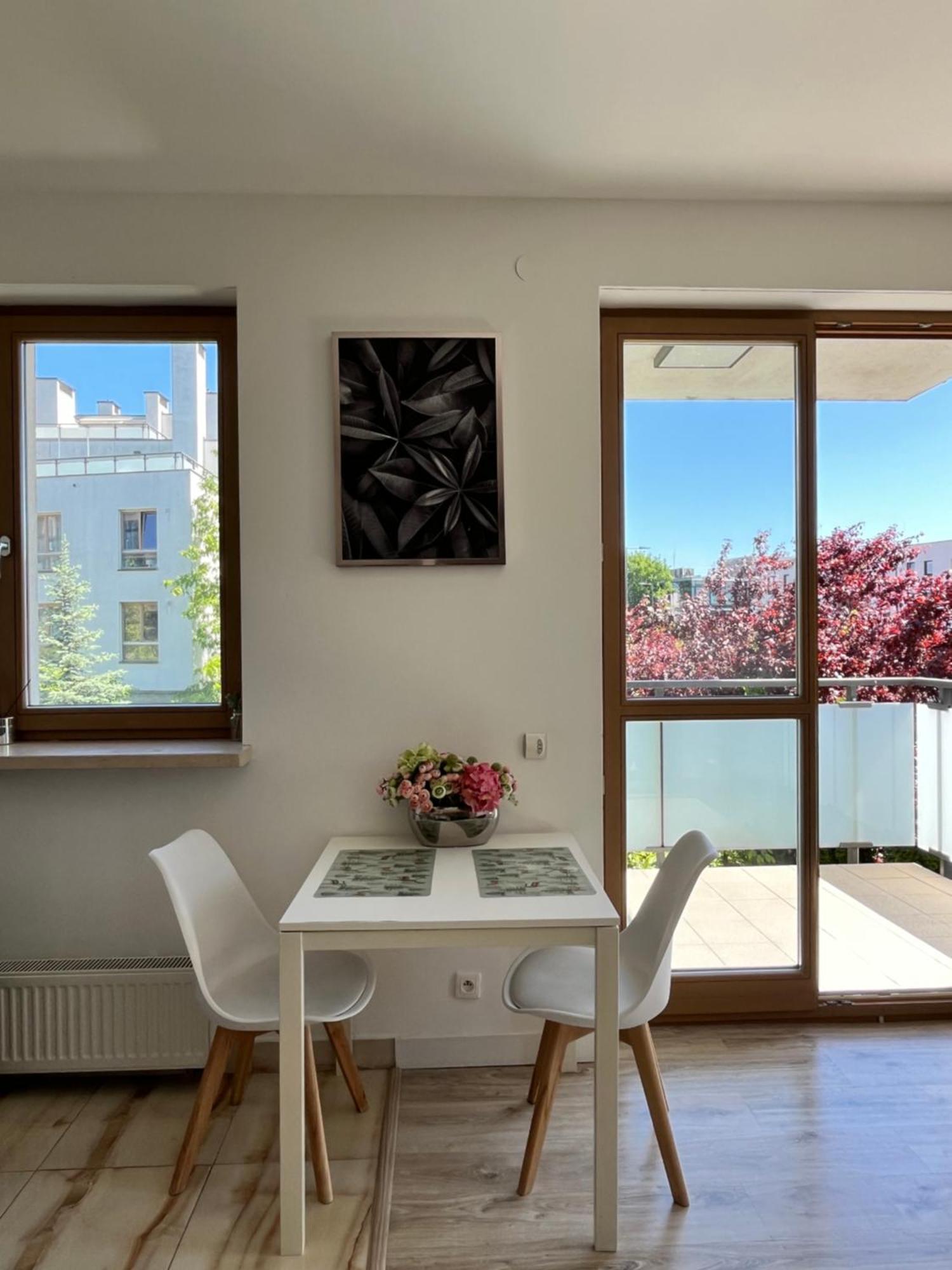 Apartment Wilanow Branickiego Warschau Exterior foto